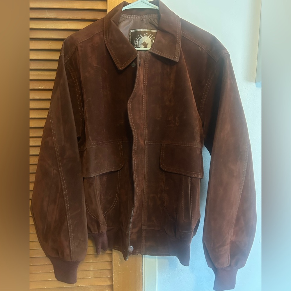 Italian Textile Group - Dark Brown Leather Jacket